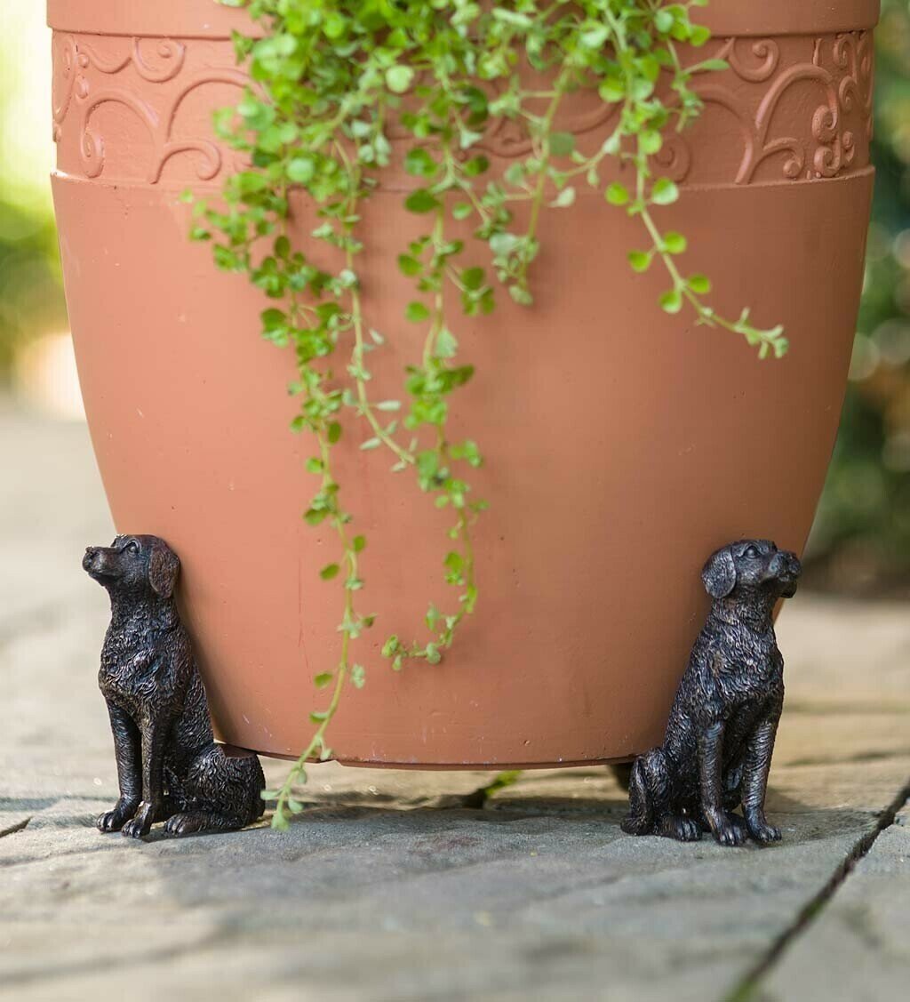 Decorative Animal Plant Pots Holders Set