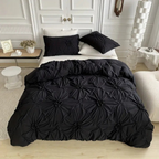 Ruffle Quilt Cover Set Modern Pinch Pleat Design