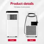 Portable Air Conditioner 7000 BTU | 4-in-1 Cooling, Heating, Fan & Dehumidifier