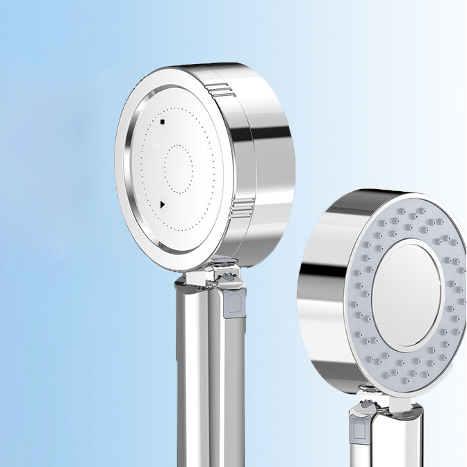 Skorter | Metal Shower Heads Round Handheld Adjustable Shower Heads with Self-Cleaning - Image 3