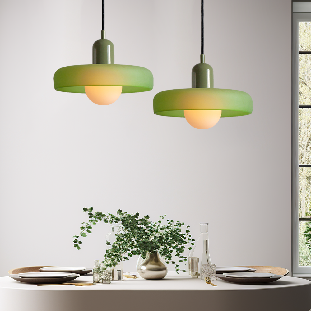 Modern Art Deco Halo Pendant Light for Living Spaces