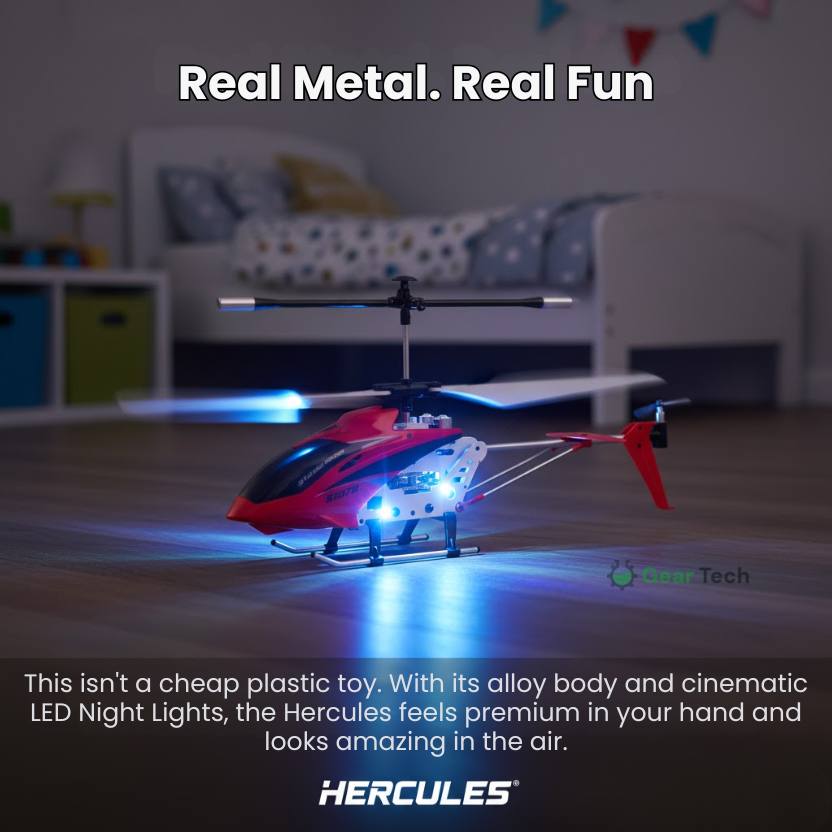 Compact RC Helicopter Crash‑Resistant Design for Kids & Adults