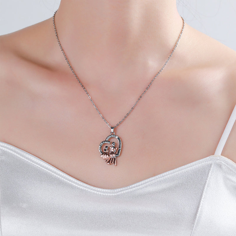 Mother’s Day Jewellery Gift Elegant Mother‑Daughter Necklace