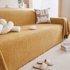 Minimalist Couch Cover with Tassel Detail