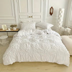Ruffle Flower Quilts Cover Set