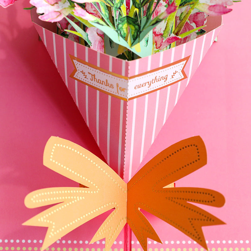Unique Mother’s Day Greeting Card Artistic Pop‑Up Design