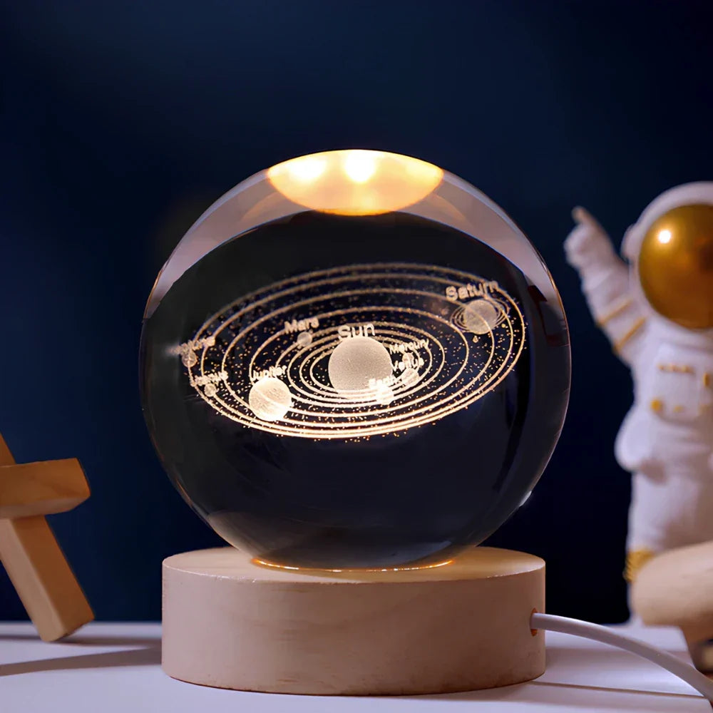 3D Astronomical Night Light LED Planet Display Lamp