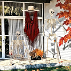 Giant 5.5 Ft Outdoor Skeleton Decoration Posable Spooky Display