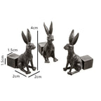 Decorative Animal Plant Pots Holders Set