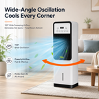 Dual-Mode Air Cooler & Fan, Heater - Portable Air Conditioner with Remote Control