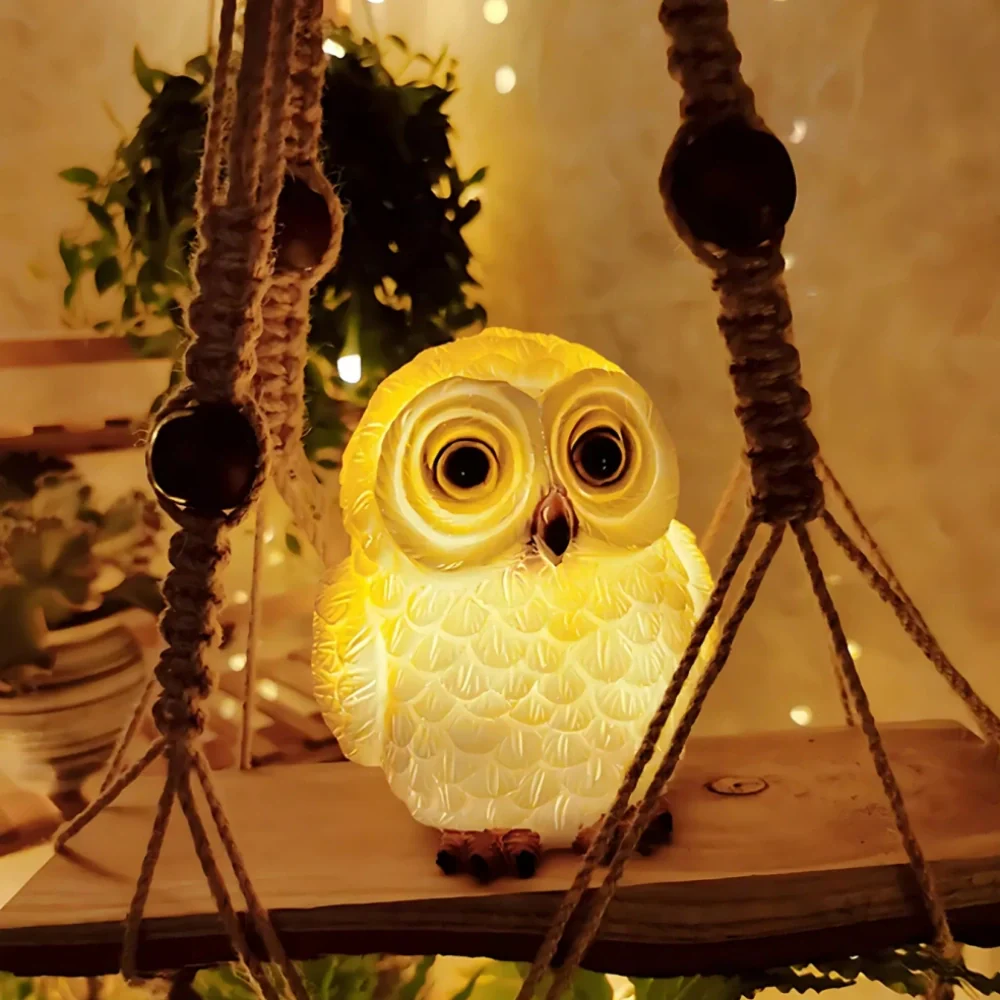 Animal Outdoor Lights with Solar Glow