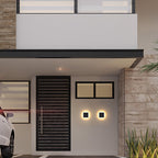 Compact Outdoor Wall Light LED Up & Down Exterior Lighting Fixture