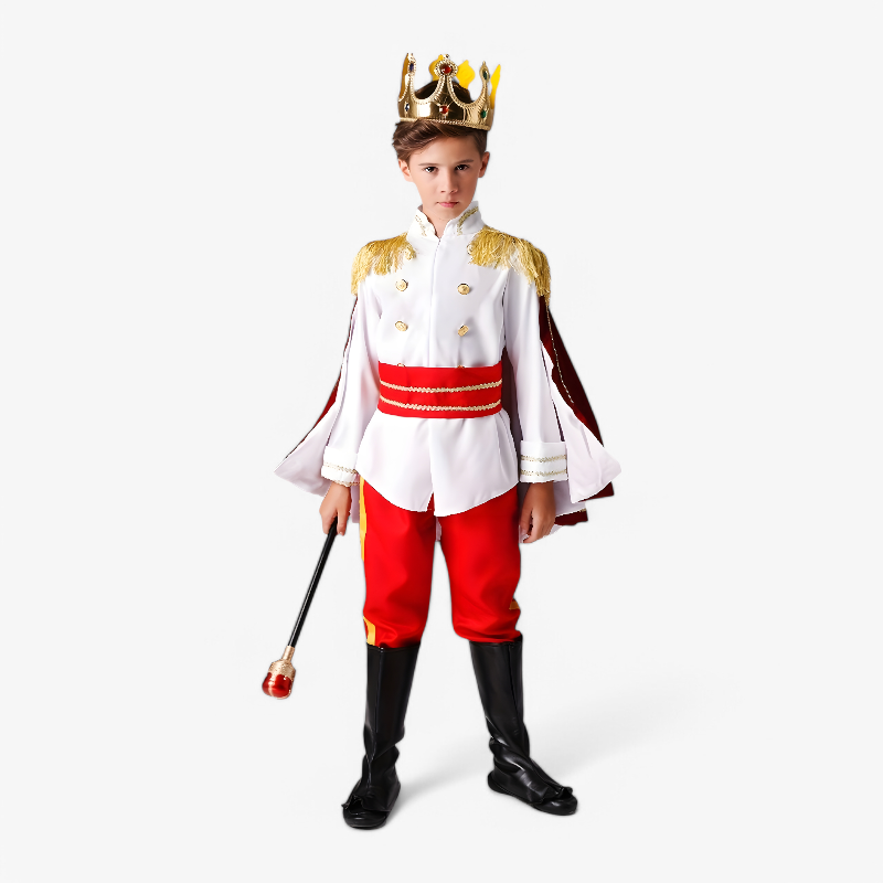 Boys 4 Piece Prince Costume Set - Image 2