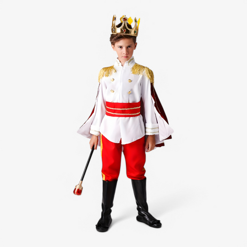 Boys 4 Piece Prince Costume Set - Image 2