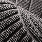 Non Slip Door Mat Semi Circle Rubber Entryway Indoor Outdoor - Image 3