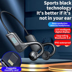 Bone Conduction Wireless Headphones with Open‑Ear Design