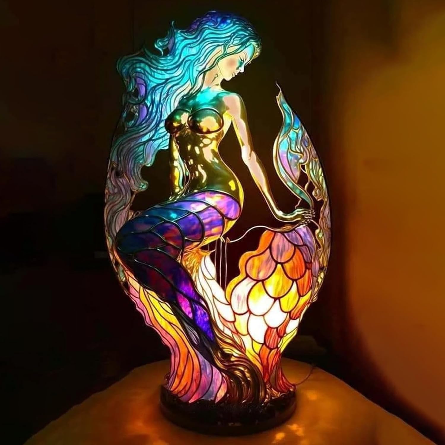 Artistic Glass Animal Table Light - For Modern Interior