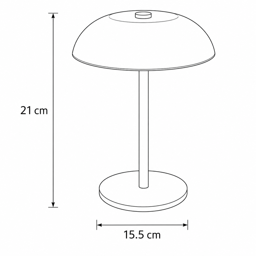 Modern Rechargeable Touch Table Lamp