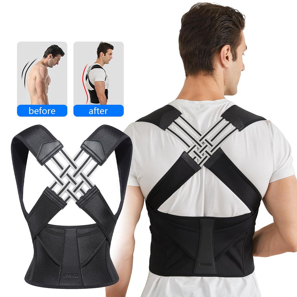 Posture Corrector Brace Adjustable Unisex Support for Back Alignment