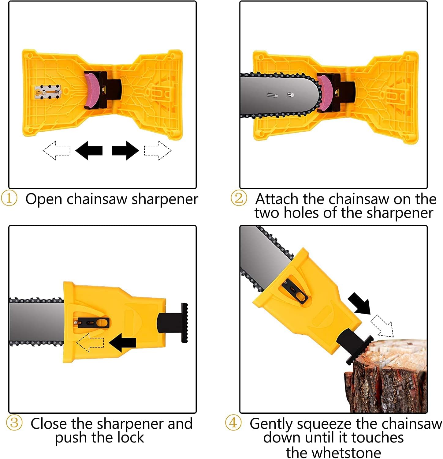 Chainsaw Teeth Sharpener Portable Chain Sharpening Device