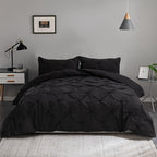 White Pintuck Quilts Cover Set