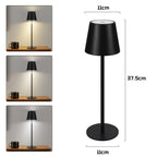 Rechargeable Touch Control LED Table Lamp for Bedside Use