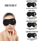 Rechargeable Heated Eye Mask with Adjustable Warmth