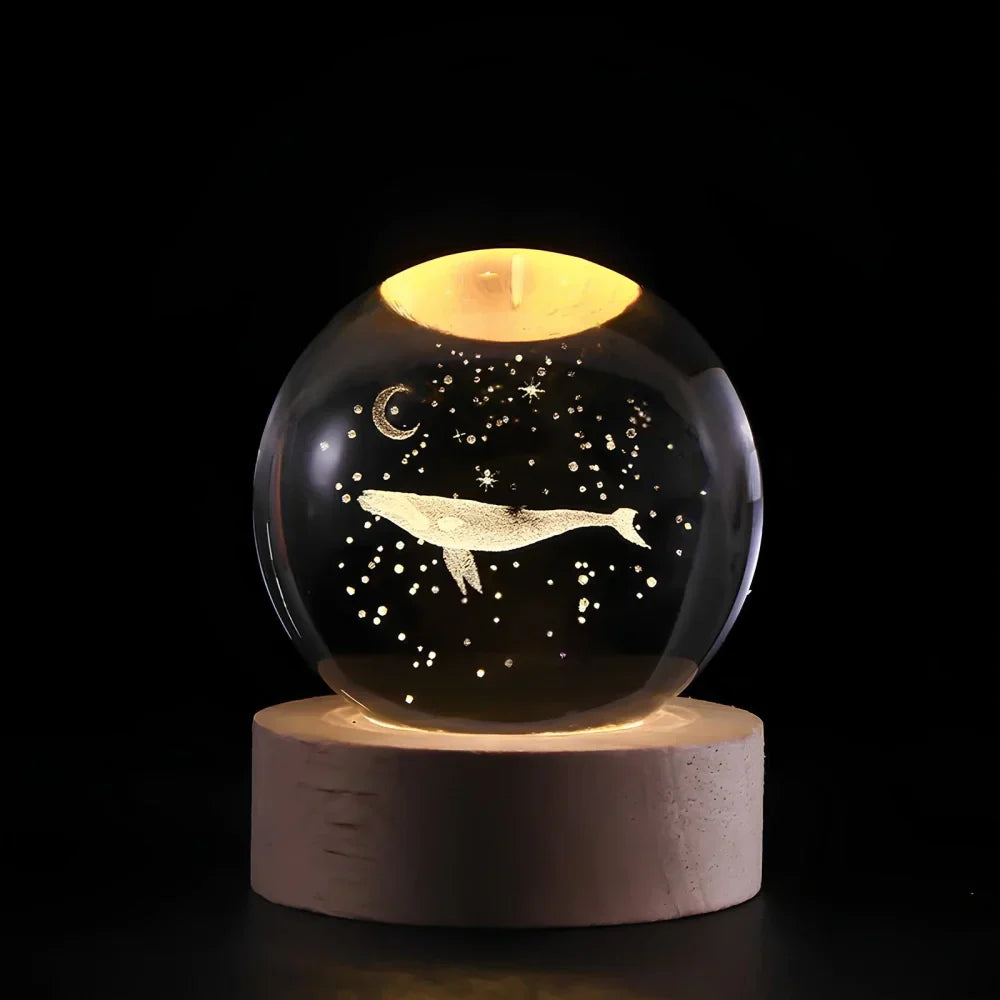3D Astronomical Night Light LED Planet Display Lamp