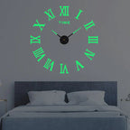 Contemporary Wall Clock Silent Analog Decor for Any Room