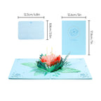 Mother’s Day 3D Floral Pop‑Up Card Elegant Gift for Mum