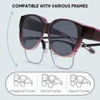 Cat Eye Fit Over Sunglasses Polarized - Image 9