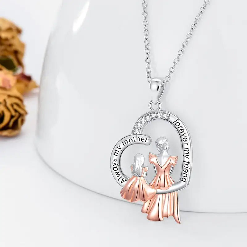 Mother’s Day Jewellery Gift Elegant Mother‑Daughter Necklace