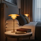 Solviane - Scandinavian Glass Table Lamp with Minimalist LED Lighting - Image 5