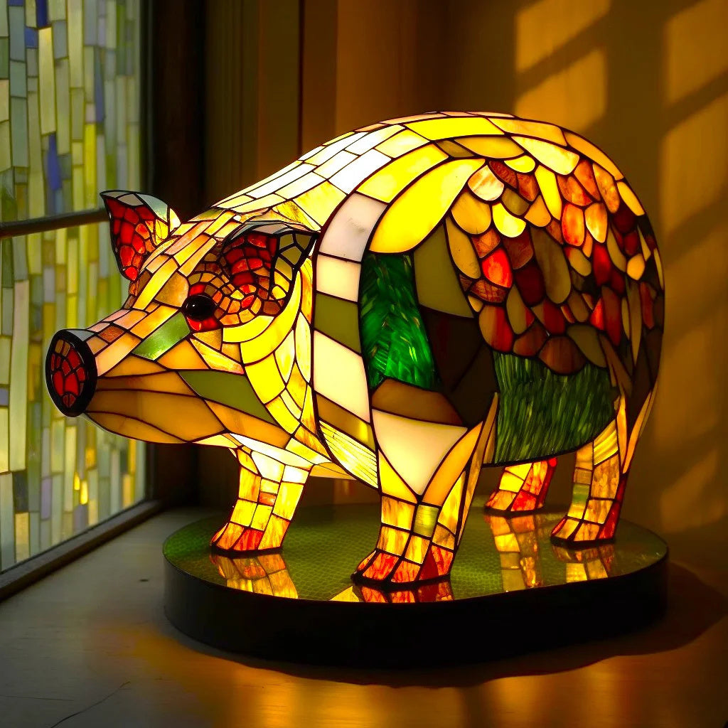 Artistic Glass Animal Table Light - For Modern Interior