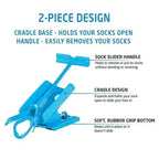 Compression Sock Aid Easy On Off Dressing Helper with Long Handle