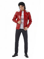 Men 3 Piece 80s Pop Star Costume - Image 4