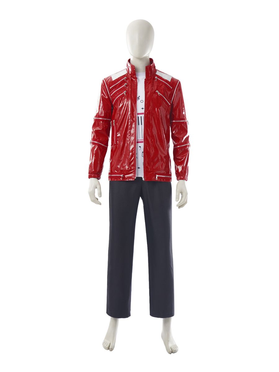 Men 3 Piece 80s Pop Star Costume - Image 6