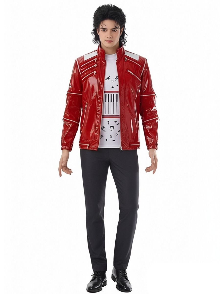 Men 3 Piece 80s Pop Star Costume