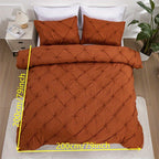 White Pintuck Quilts Cover Set