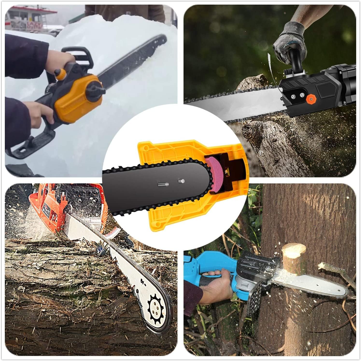 Chainsaw Teeth Sharpener Portable Chain Sharpening Device