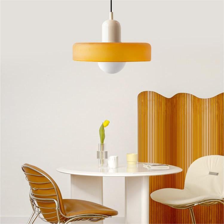 Modern Art Deco Halo Pendant Light for Living Spaces