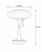 Modern Mushroom-Shaped Table Lamp with Minimalist Design