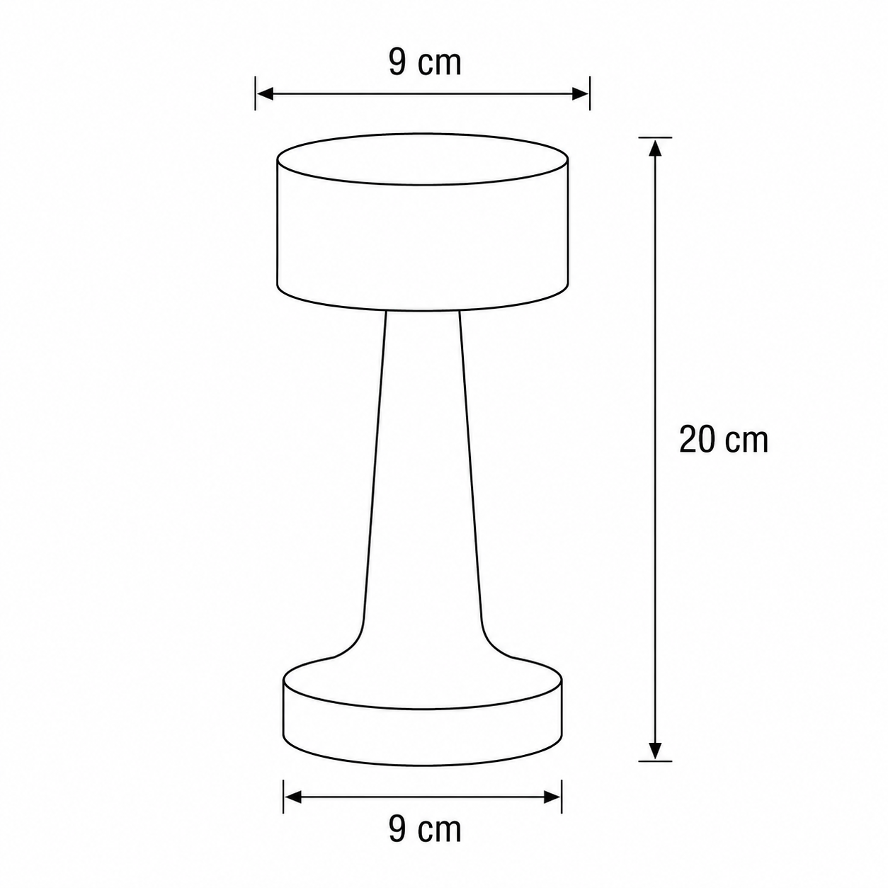 LED Table Lamp With Battery IP44