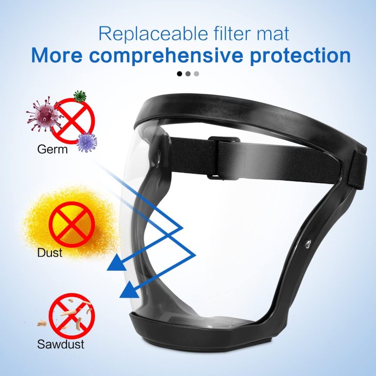 Full Face Protective Shield Anti-Fog Safety Visor