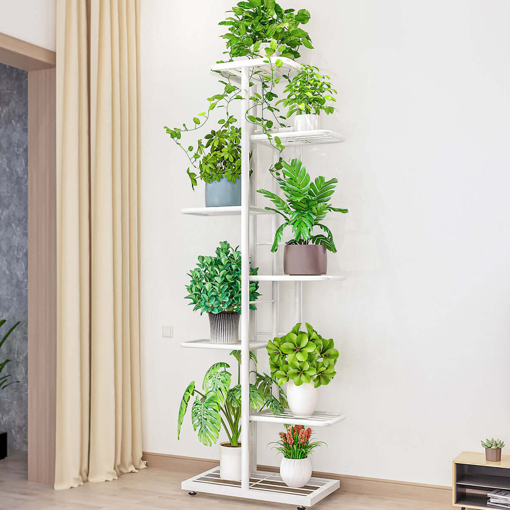 Tall 8‑Tier Plant Pots Display Stand