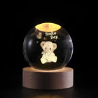 LED Crystal Sphere Night Light Cosmic Ambient Home Decor