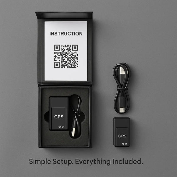 Compact GPS Tracker Motion Activated Vehicle Locator