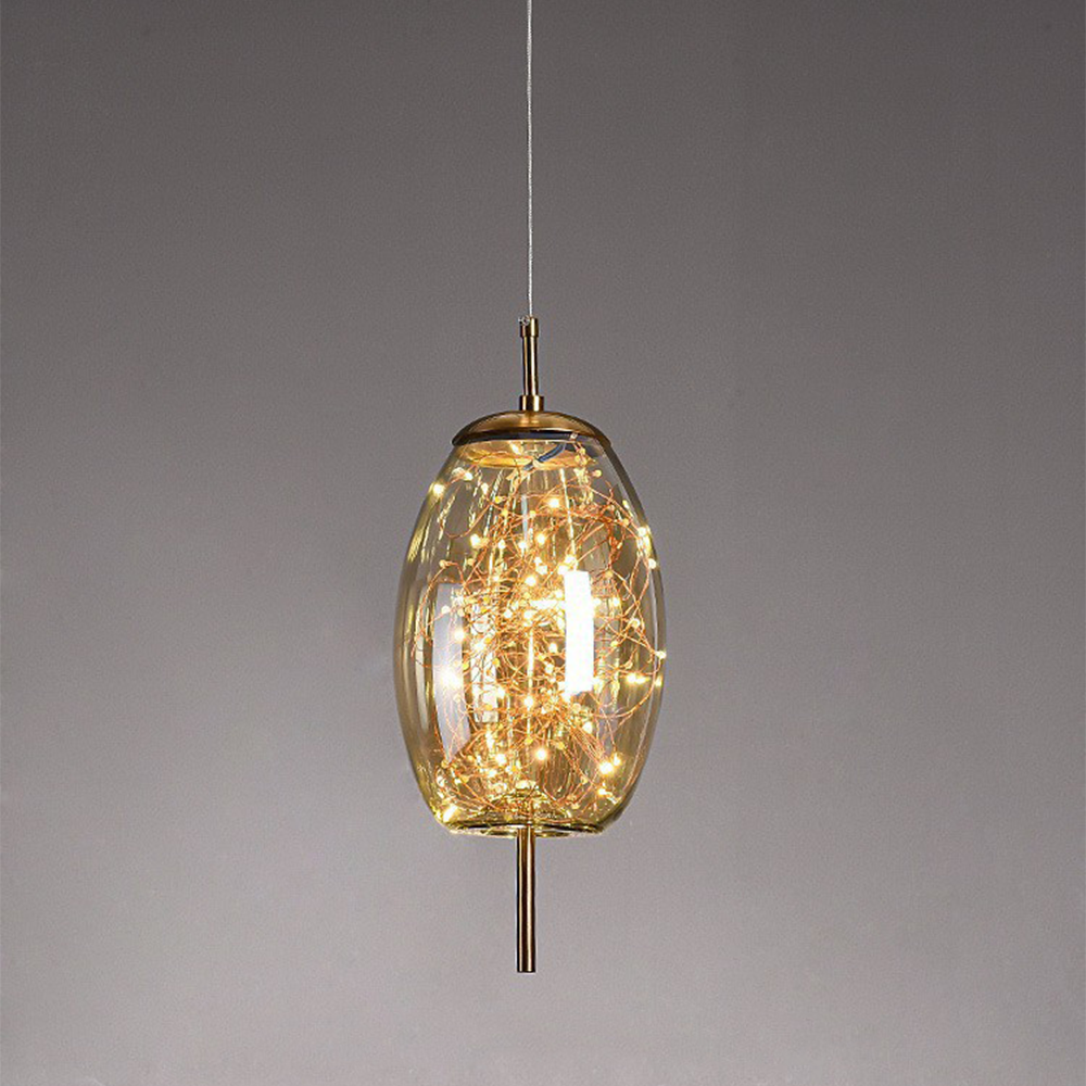 Decorative LED Pendant Light Adjustable Hanging Ceiling Light