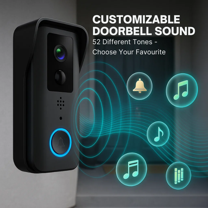 Wireless Video Doorbell Camera HD, Motion Alerts & Long Battery Life