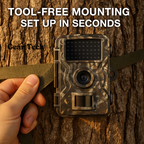 HD Trail Camera with 16MP Photos & 1080P Video